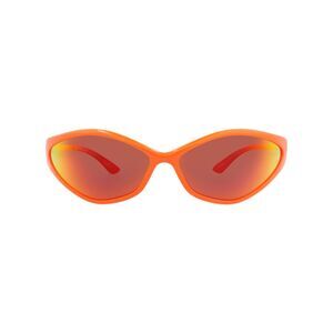 Balenciaga Shield-Frame Bio Injection Sunglasses Orange Unisex-Adult